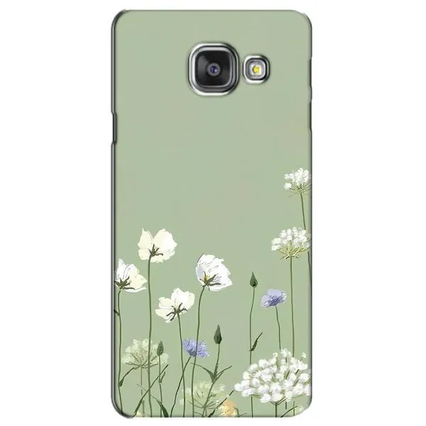 Чехол с принтом «Цветы на зеленом» для Samsung Galaxy A3 2016 (A3100, A310F)