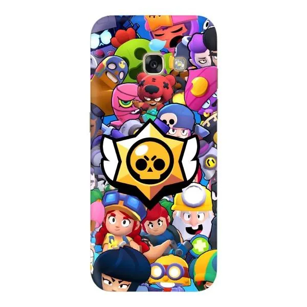 Чехол с принтом «Лого Brawl Stars» для Samsung Galaxy A3 2017 (A320, A320F)