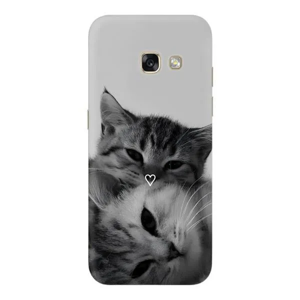 Чехол с принтом «Пара котов» для Samsung Galaxy A3 2017 (A320, A320F)
