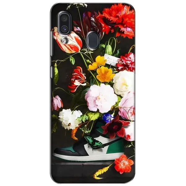 Чехол с принтом «Nike цветы» для Samsung Galaxy A30 2019 (A305F)