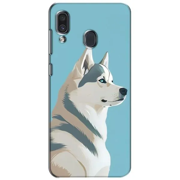 Чехол с принтом «Хаски арт» для Samsung Galaxy A30 2019 (A305F)