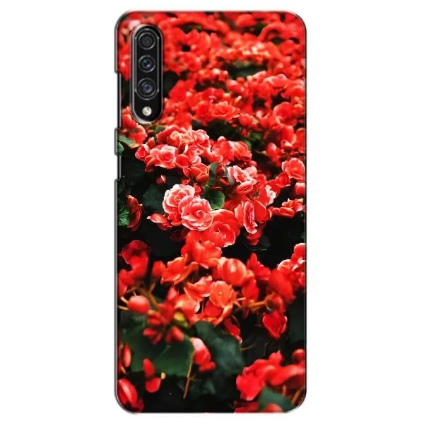 Чехол с принтом «Цветы красные» для Samsung Galaxy A30s (A307)
