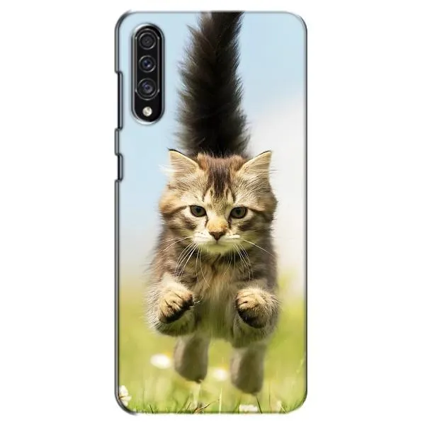 Чехол с принтом «Прыжок кота» для Samsung Galaxy A30s (A307)
