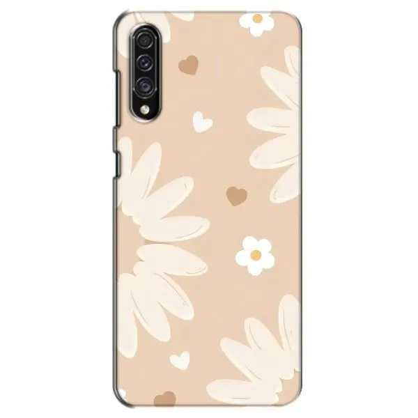 Чехол с принтом «Бежевые цветы» для Samsung Galaxy A30s (A307)