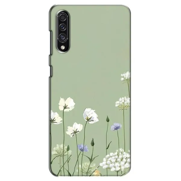 Чехол с принтом «Цветы на зеленом» для Samsung Galaxy A30s (A307)
