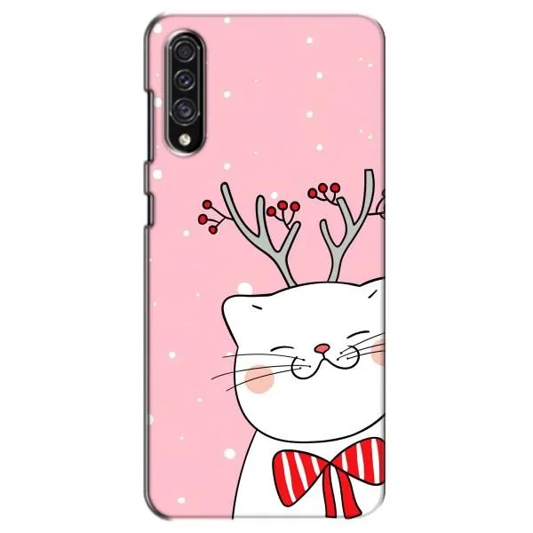 Чехол с принтом «Зимний кот» для Samsung Galaxy A30s (A307)