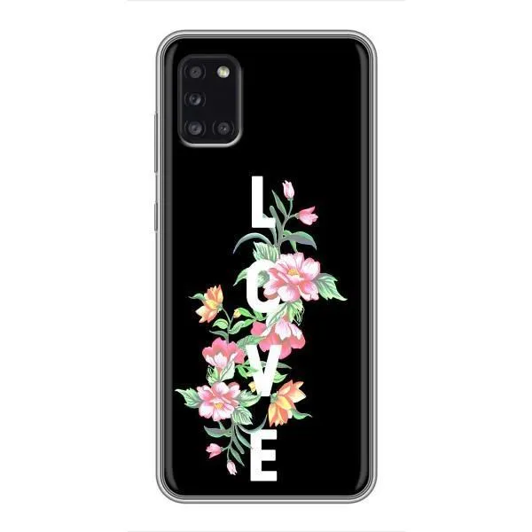 Чехол с принтом «Цветы LOVE» для Samsung Galaxy A31 (A315) Чехол с принтом «Цветы LOVE» для Samsung Galaxy A31 (A315)