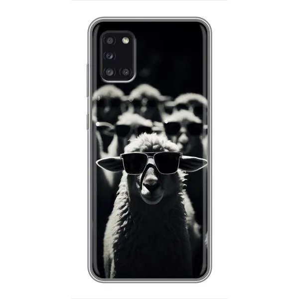 Чехол с принтом «Овечка в очках» для Samsung Galaxy A31 (A315)