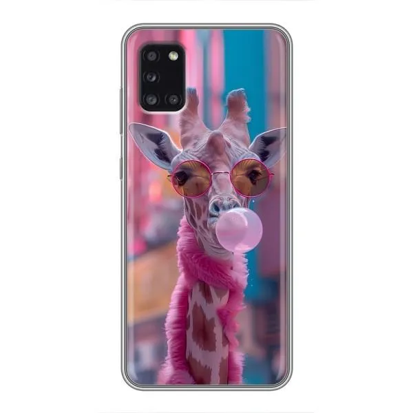 Чехол с принтом «Стильный жирав» для Samsung Galaxy A31 (A315)