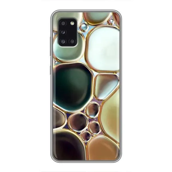 Чехол с принтом «Радужный Мрамор» для Samsung Galaxy A31 (A315)