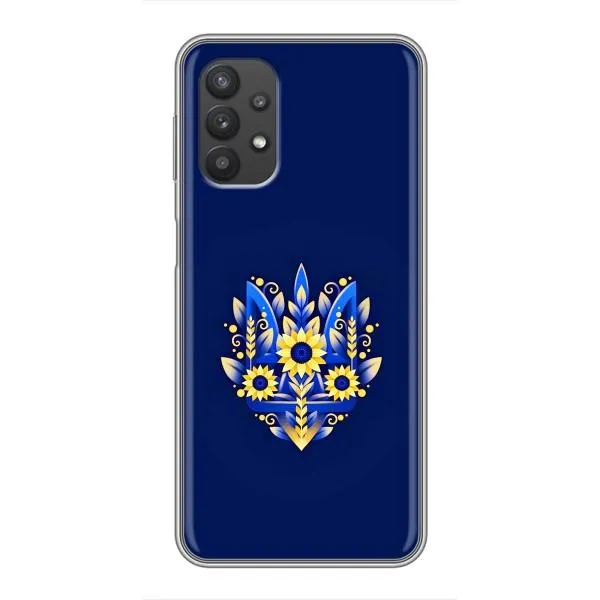 Чехол с принтом «Цветочный Герб» для Samsung Galaxy A32 (5G)