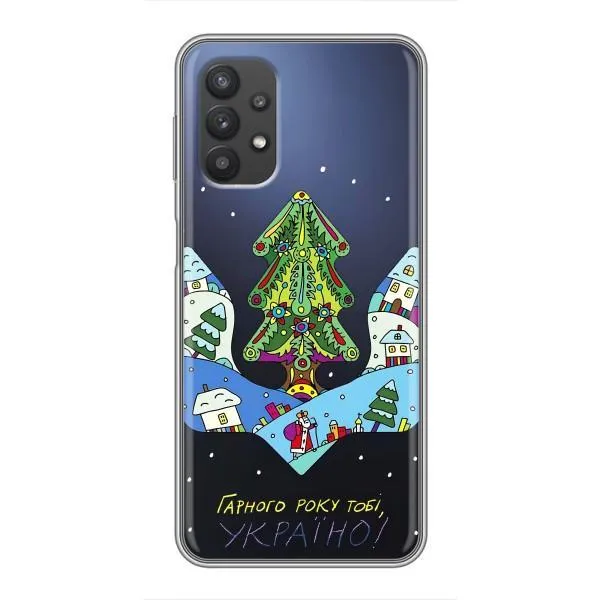 Чехол с принтом «Рождественский герб» для Samsung Galaxy A32 (5G) Чехол с принтом «Рождественский герб» для Samsung Galaxy A32 (5G)