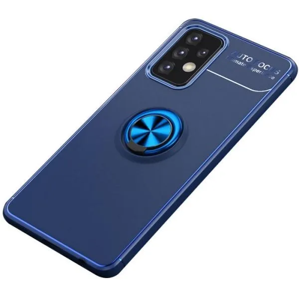 TPU чохол Deen ColorRing під магнітний тримач (opp) для Samsung Galaxy A32 4G — Синій