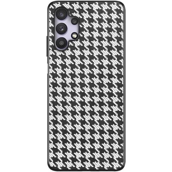 Чохол TPU+PC Grid для Samsung Galaxy A32 4G — Білий