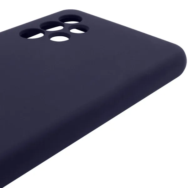 Чехол Silicone Cover Lakshmi Full Camera (AAA) для Samsung Galaxy A32 4G — Темно-синий — фото 5