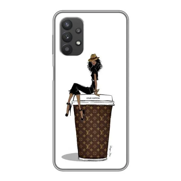 Чехол с принтом «кофе LOUIS VUITTON» для Samsung Galaxy A32