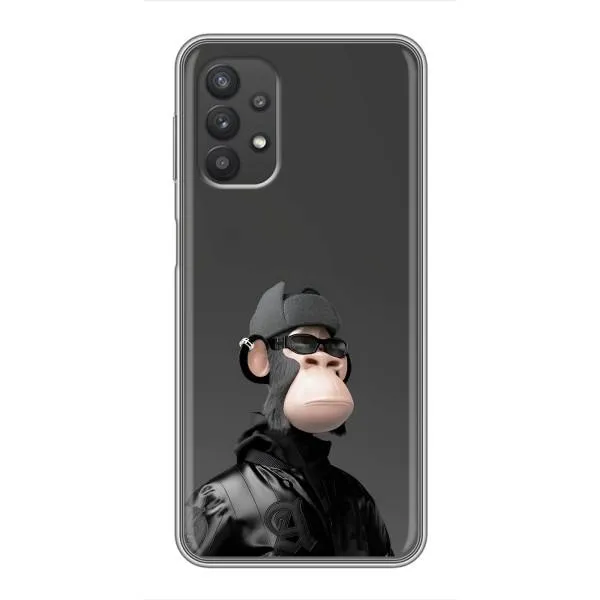 Чехол с принтом «стильная обезьяна NFT» для Samsung Galaxy A32