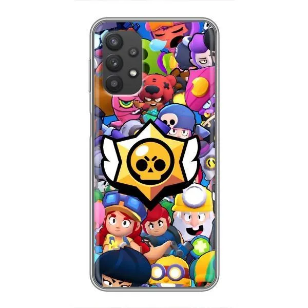 Чохол з принтом «Лого Brawl Stars» для Samsung Galaxy A32