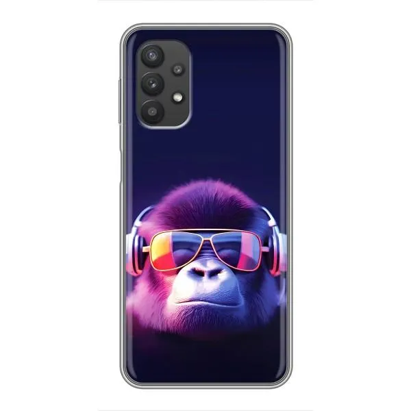 Чехол с принтом «Стильная обезьяна» для Samsung Galaxy A32