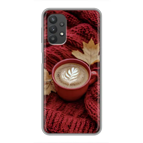 Чохол з принтом «Кава на ковдрі» для Samsung Galaxy A32 Чохол з принтом «Кава на ковдрі» для Samsung Galaxy A32
