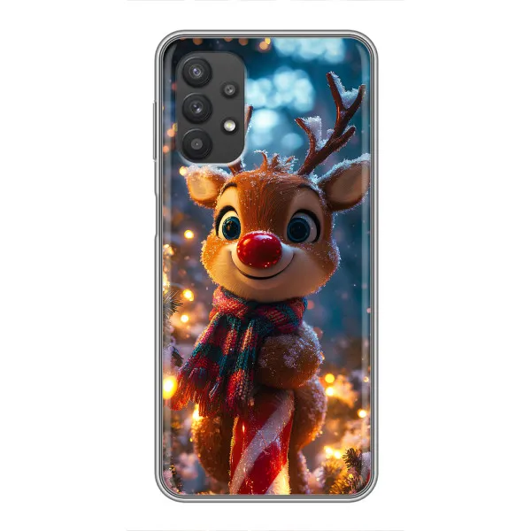 Чохол з принтом «Олень з шарфом» для Samsung Galaxy A32
