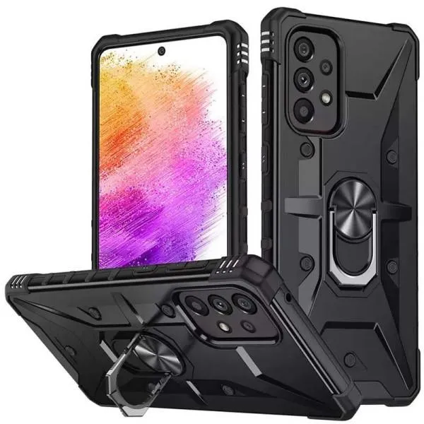 Ударостійкий чохол Pathfinder Ring для Samsung Galaxy A33 5G — Чорний — фото 1 Ударостійкий чохол Pathfinder Ring для Samsung Galaxy A33 5G — Чорний — фото 1