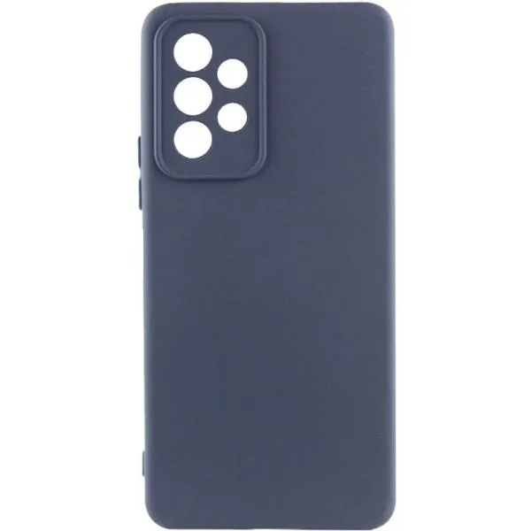 Чохол TPU GETMAN Liquid Silk Full Camera для Samsung Galaxy A33 5G — Синій — фото 1