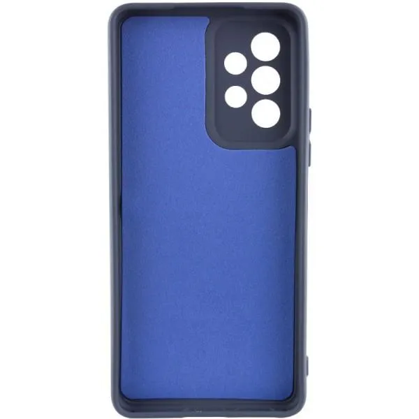 Чохол TPU GETMAN Liquid Silk Full Camera для Samsung Galaxy A33 5G — Синій — фото 2