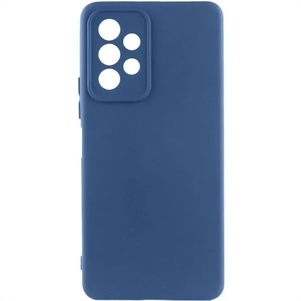 Чохол TPU GETMAN Liquid Silk Full Camera для Samsung Galaxy A33 5G — Синій — фото 5