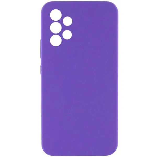 Чохол Silicone Cover Lakshmi Full Camera (AAA) для Samsung Galaxy A33 5G — Фіолетовий — фото 1