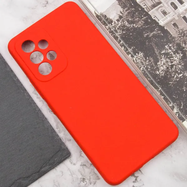 Чохол Silicone Cover Lakshmi Full Camera (AAA) для Samsung Galaxy A33 5G — Червоний — фото 5 Чохол Silicone Cover Lakshmi Full Camera (AAA) для Samsung Galaxy A33 5G — Червоний — фото 5