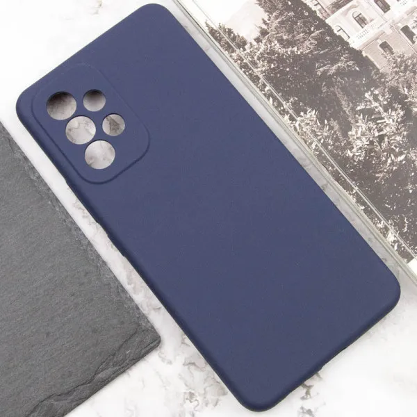Чохол Silicone Cover Lakshmi Full Camera (AAA) для Samsung Galaxy A33 5G — Темно-синій — фото 5 Чохол Silicone Cover Lakshmi Full Camera (AAA) для Samsung Galaxy A33 5G — Темно-синій — фото 5
