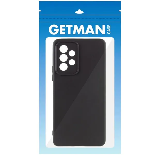 Чехол TPU GETMAN Liquid Silk Full Camera для Samsung Galaxy A33 5G — Черный — фото 5