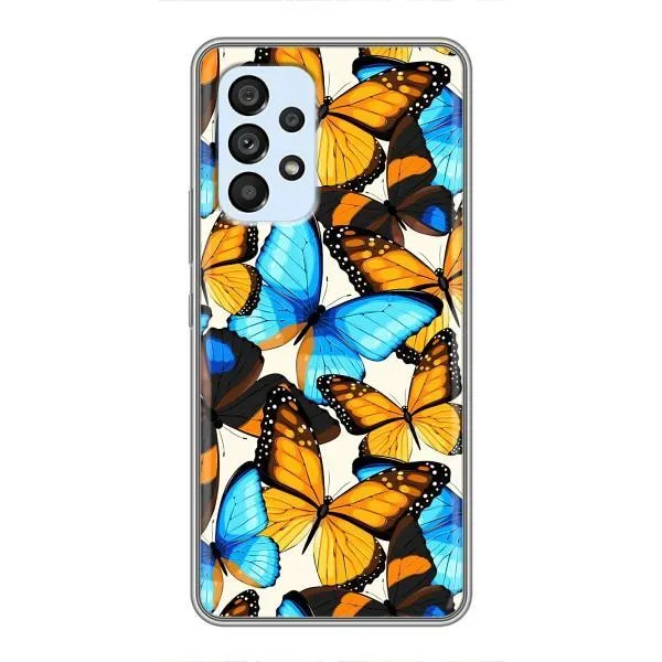 Чехол с принтом «Яркие бабочки» для Samsung Galaxy A33 (5G)