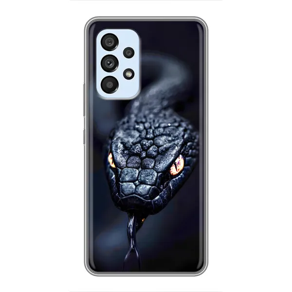 Чохол з принтом «Чорна змія» для Samsung Galaxy A33 (5G)
