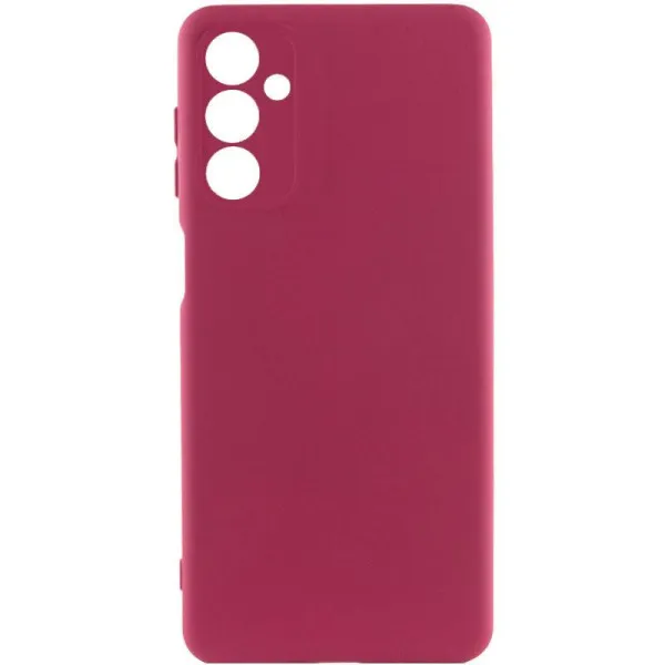 Чохол Silicone Cover Ummi Lakshmi Full Camera (AA) для Samsung Galaxy A34 5G — Бордовий — фото 1