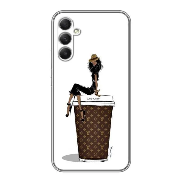 Чехол с принтом «кофе LOUIS VUITTON» для Samsung Galaxy A34 Чехол с принтом «кофе LOUIS VUITTON» для Samsung Galaxy A34