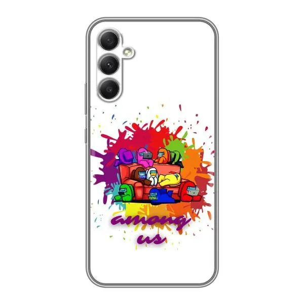 Чехол с принтом «Яркий АмонгАс» для Samsung Galaxy A34
