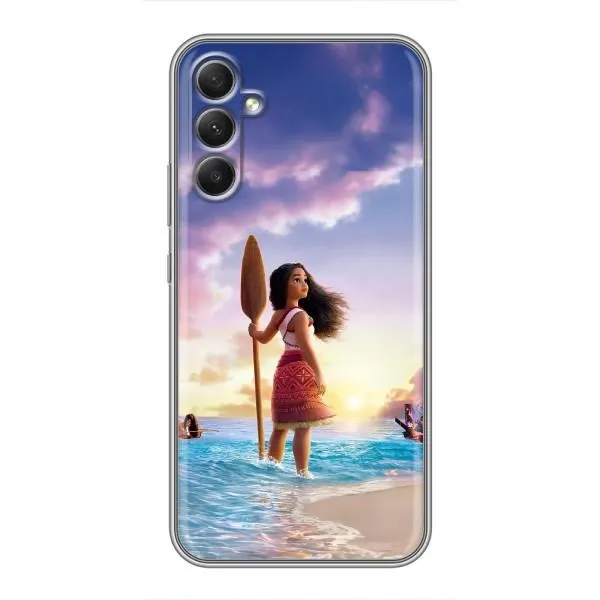 Чехол с принтом «Моана с веслом» для Samsung Galaxy A34