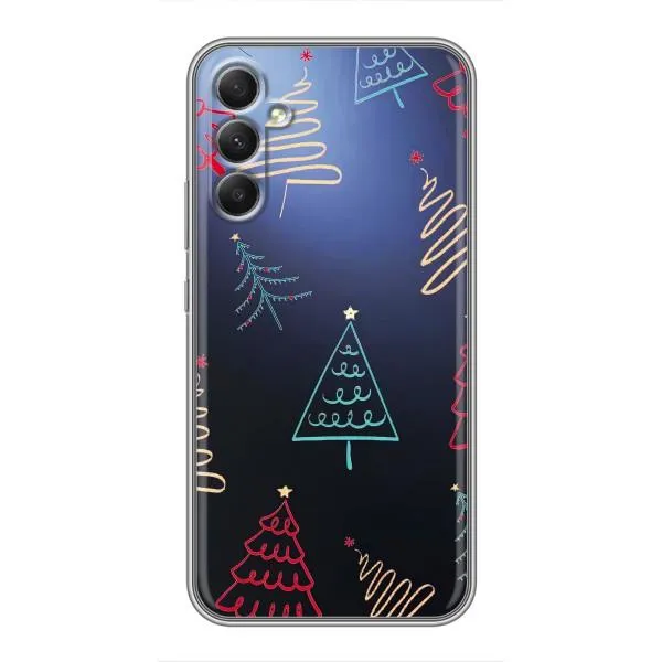 Чехол с принтом «Рождественские елки» для Samsung Galaxy A34