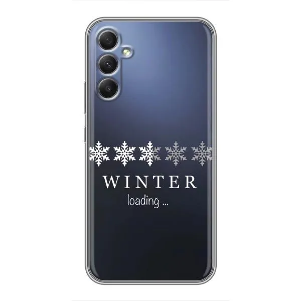 Чехол с принтом «Winter loading» для Samsung Galaxy A34