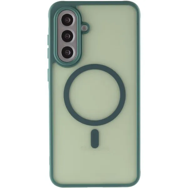 Чехол TPU Bloom with Magnetic Fit для Samsung Galaxy A35 — Зеленый — фото 2