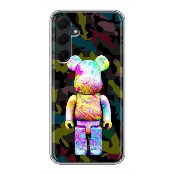 Чехол с принтом «Яркий Bearbrick» для Samsung Galaxy A35 (5G)