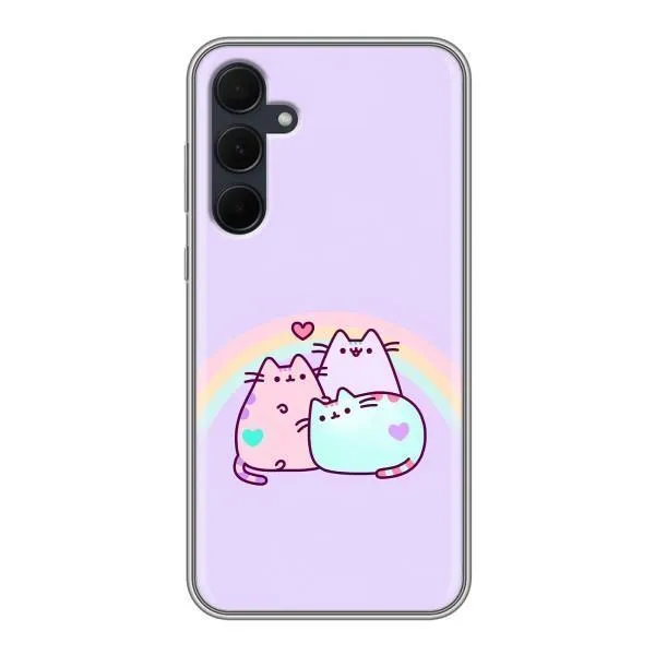 Чехол с принтом «Радужные котики» для Samsung Galaxy A35 (5G)