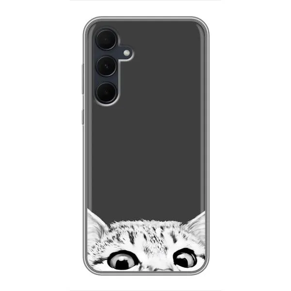 Чехол с принтом «Выглядывает кот» для Samsung Galaxy A35 (5G)