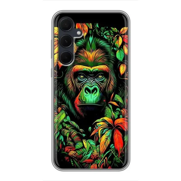 Чехол с принтом «Обезьяна в тропиках» для Samsung Galaxy A35 (5G)