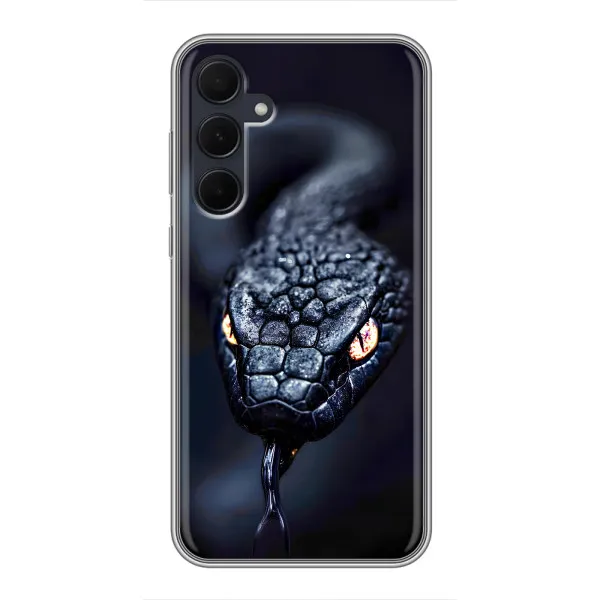 Чехол с принтом «Черная змея» для Samsung Galaxy A35 (5G) Чехол с принтом «Черная змея» для Samsung Galaxy A35 (5G)