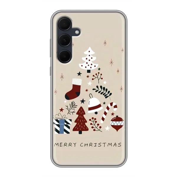 Чехол с принтом «Merry Christmas» для Samsung Galaxy A35 (5G)