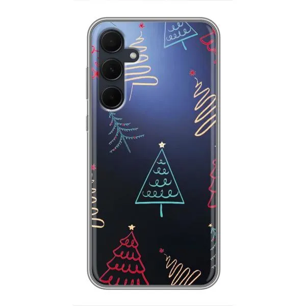 Чехол с принтом «Рождественские елки» для Samsung Galaxy A35 (5G)