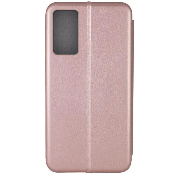 Кожаный чехол-книжка Classy для Samsung Galaxy A36 5G / A56 5G — Rose Gold — фото 2